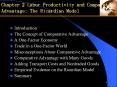 Chapter 2 Labor Productivity and Comparative Advantage: The Ricardian Model PowerPoint PPT Presentation