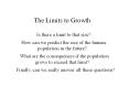 The Limits to Growth PowerPoint PPT Presentation