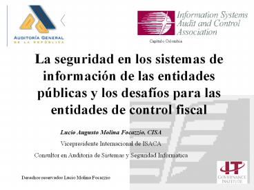 La seguridad en los sistemas de informaci