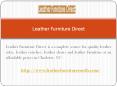 Leather Furniture Direct North Carolina PowerPoint PPT Presentation