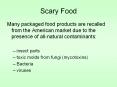Scary Food PowerPoint PPT Presentation