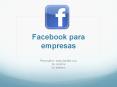 Facebook para empresas PowerPoint PPT Presentation
