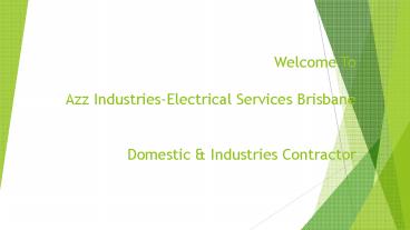Electrical Services Brisbane