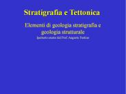 Stratigrafia e Tettonica