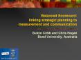 Balanced Scorecard: linking strategic planning to measurement and communication PowerPoint PPT Presentation