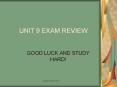 UNIT%209%20EXAM%20REVIEW PowerPoint PPT Presentation