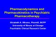 Pharmacodynamics and Pharmacokinetics in Psychiatric Pharmacotherapy PowerPoint PPT Presentation