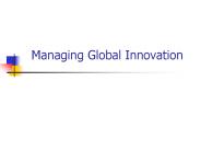 Managing Global Innovation