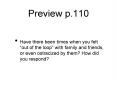 Preview p.110 PowerPoint PPT Presentation