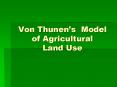 Von Thunen PowerPoint PPT Presentation