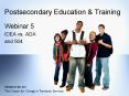 Postsecondary Education PowerPoint PPT Presentation
