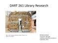 DART 261 Library Research PowerPoint PPT Presentation