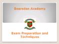 Bearsden Academy    Exam Preparation and Techniques PowerPoint PPT Presentation
