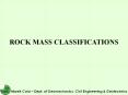 ROCK%20MASS%20CLASSIFICATIONS PowerPoint PPT Presentation