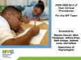 2008-2009 End of Year Clinical Procedures PowerPoint PPT Presentation