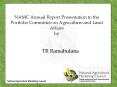 NAMC Annual Report Presentation to the Portfolio Committee on Agriculture and Land Affairs by PowerPoint PPT Presentation