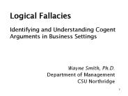 Logical Fallacies