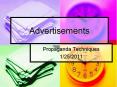 Advertisements PowerPoint PPT Presentation