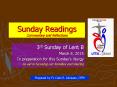 Sunday Readings Commentary and Reflections PowerPoint PPT Presentation
