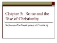 Chapter 5: Rome and the Rise of Christianity PowerPoint PPT Presentation