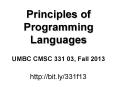 Principles of Programming Languages PowerPoint PPT Presentation