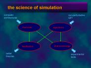 the science of simulation