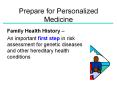 Prepare for Personalized Medicine PowerPoint PPT Presentation