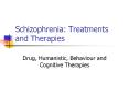 Schizophrenia: Treatments and Therapies PowerPoint PPT Presentation