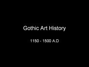 Gothic Art History