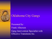 Oklahoma City Gangs