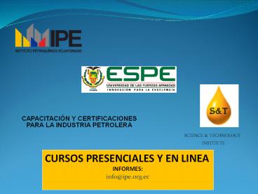 CAPACITACION PETROLEO Y PETROQUIMICA
