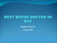Best Botox Doctor in New York