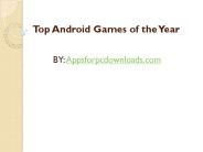 Top Android Games of the Year