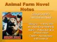 Animal Farm Novel Notes PowerPoint PPT Presentation