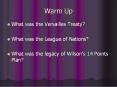 Warm Up PowerPoint PPT Presentation