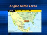 Anglos Settle Texas