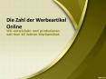 Die Zahl der Werbeartikel Online PowerPoint PPT Presentation