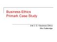 Business Ethics Primark Case Study PowerPoint PPT Presentation