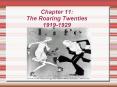 Chapter%2011:%20The%20Roaring%20Twenties%201919-1929 PowerPoint PPT Presentation