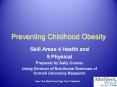 Preventing Childhood Obesity PowerPoint PPT Presentation