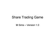 Share Trading Game