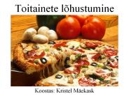 Toitainete l