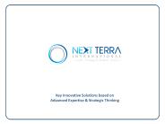Next Terra International Offers Key Innovative Solutions