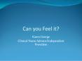 Can you Feel it? PowerPoint PPT Presentation