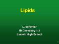 Lipids PowerPoint PPT Presentation