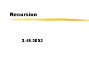 Recursion