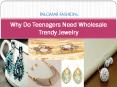 Why Do Teenagers Need Wholesale Trendy Jewelry PowerPoint PPT Presentation