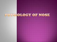 physiology of nose by dr saima
