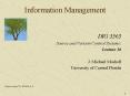 Information Management PowerPoint PPT Presentation
