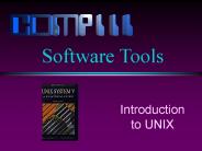 Introduction to UNIX